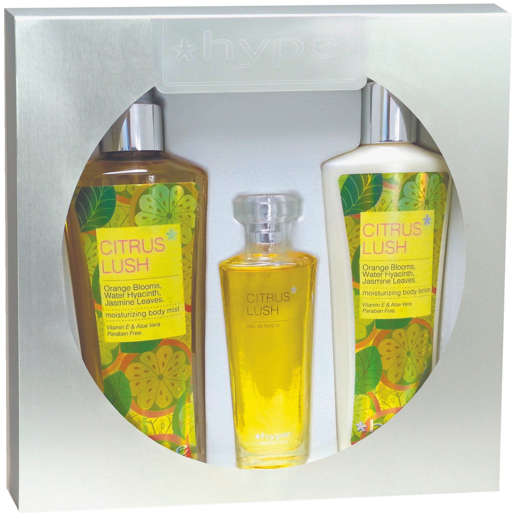 Hype - Trio Sets - Body Mist & Body Lotion 8 oz., EDT 1.7 oz. AmericanCosmetics.ConceptII